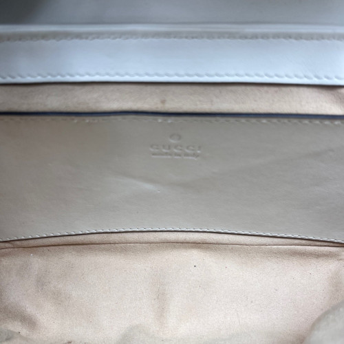 Gucci Matelasse Mini GG Marmont Calfskin White