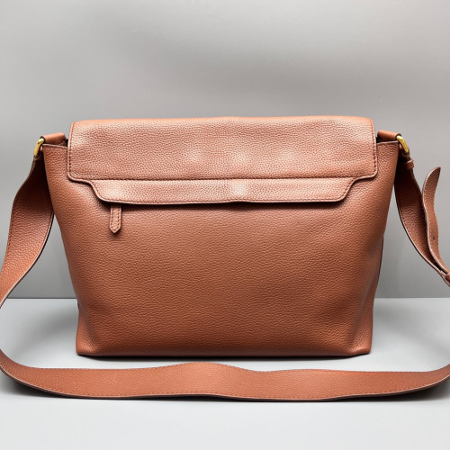 Burberry Messenger Grained Calfskin Brown Burberry Messenger Grained Calfskin Brown