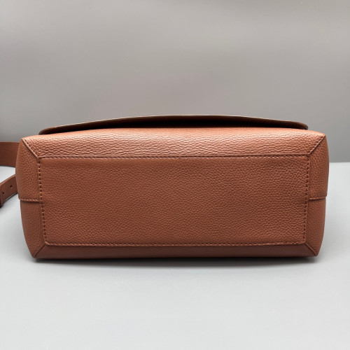 Burberry Messenger Grained Calfskin Brown Burberry Messenger Grained Calfskin Brown