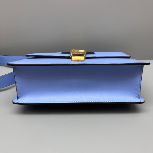 Gucci Web Small Sylvie Shoulder Bag Calfskin Blue Gucci Web Small Sylvie Shoulder Bag Calfskin Blue