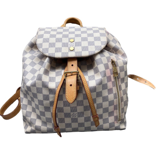 Louis Vuitton Sperone Backpack Damier Azur White