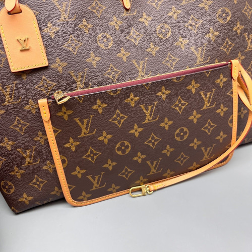 Louis Vuitton Carryall Travel Monogram Brown