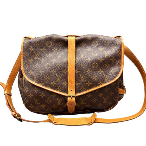 Louis Vuitton Saumur 35 Monogram Brown