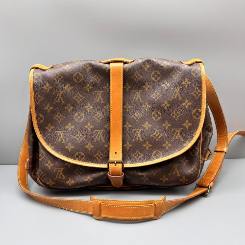 Louis Vuitton Saumur 35 Monogram Brown