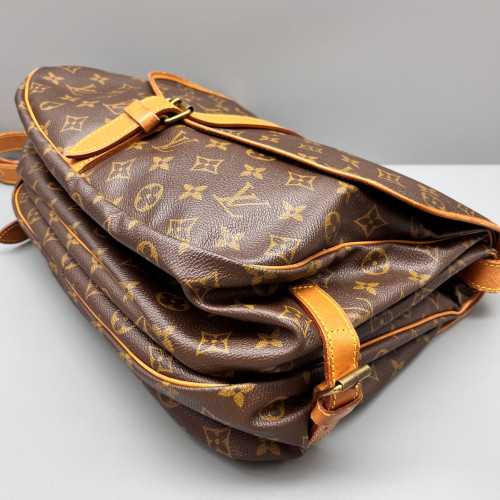 Louis Vuitton Saumur 35 Monogram Brown