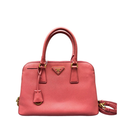 Prada Medium Lux Open Promenade Saffiano Calfskin Pink