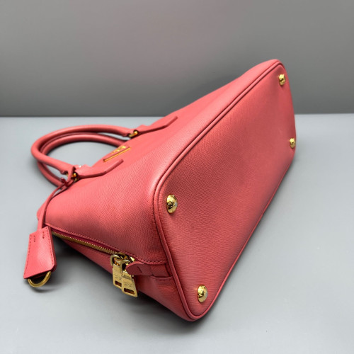 Prada Medium Lux Open Promenade Saffiano Calfskin Pink