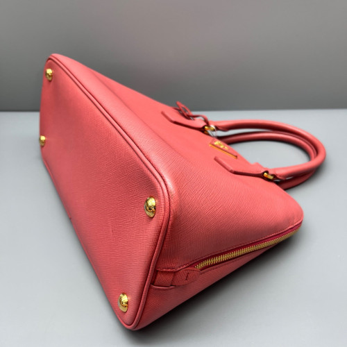 Prada Medium Lux Open Promenade Saffiano Calfskin Pink