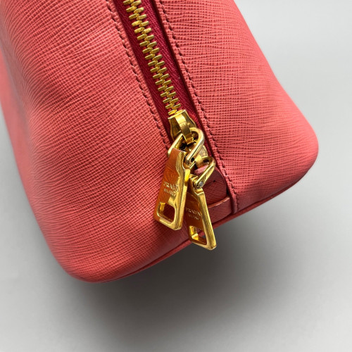 Prada Medium Lux Open Promenade Saffiano Calfskin Pink