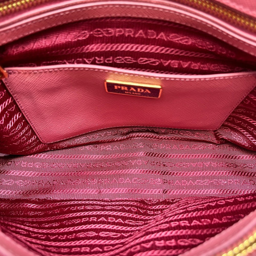 Prada Medium Lux Open Promenade Saffiano Calfskin Pink