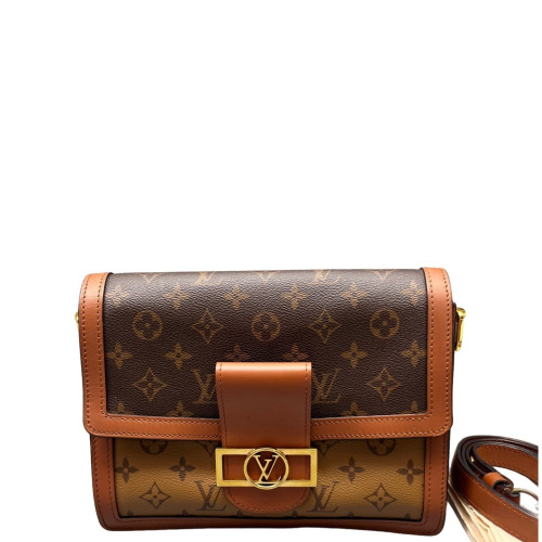 Louis Vuitton Dauphine MM Monogram Reverse Monogram Brown