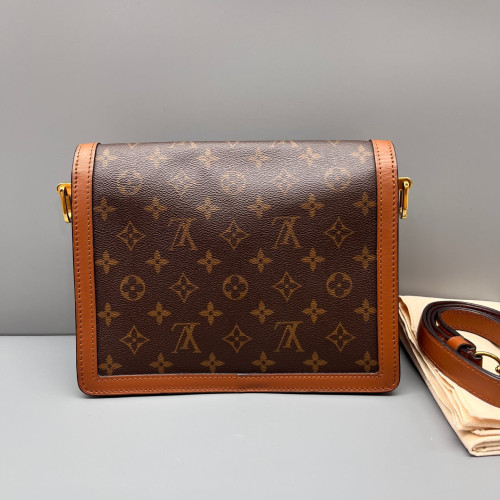 Louis Vuitton Dauphine MM Monogram Reverse Monogram Brown