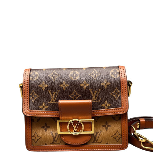 Louis Vuitton Dauphine Mini Monogram Reverse Monogram Brown