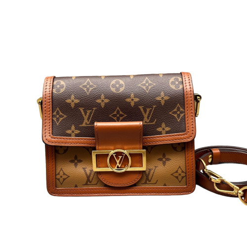 Louis Vuitton Dauphine Mini Monogram Reverse Monogram Brown