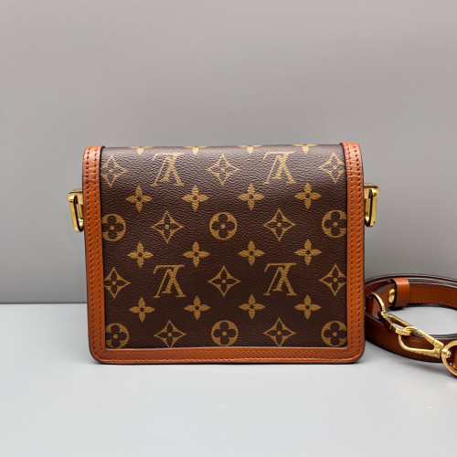 Louis Vuitton Dauphine Mini Monogram Reverse Monogram Brown