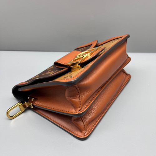 Louis Vuitton Dauphine Mini Monogram Reverse Monogram Brown