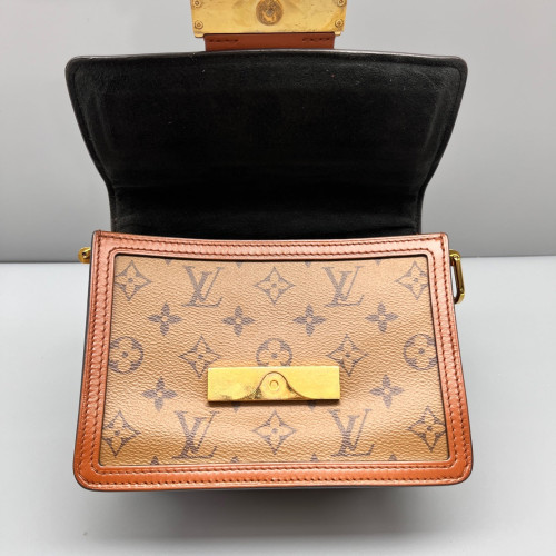 Louis Vuitton Dauphine Mini Monogram Reverse Monogram Brown