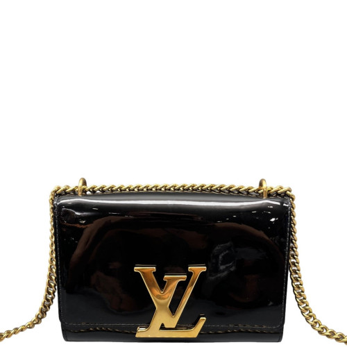 Louis Vuitton Wallet On Chain WOC Vernis Black