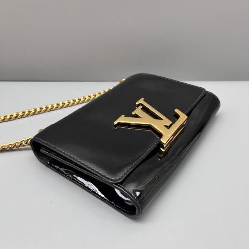 Louis Vuitton Wallet On Chain WOC Vernis Black