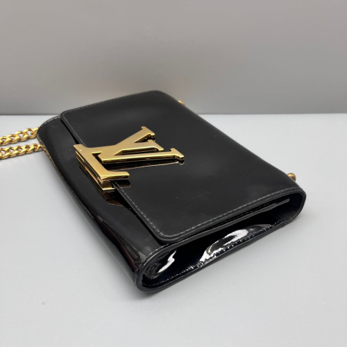 Louis Vuitton Wallet On Chain WOC Vernis Black