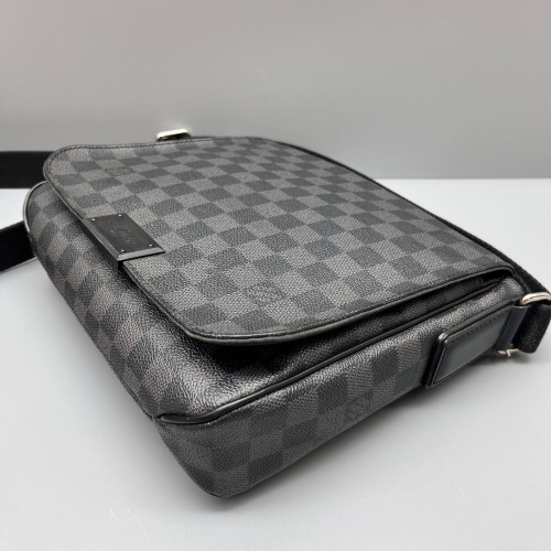 Louis Vuitton District Messenger Bag PM Damier Graphite Black