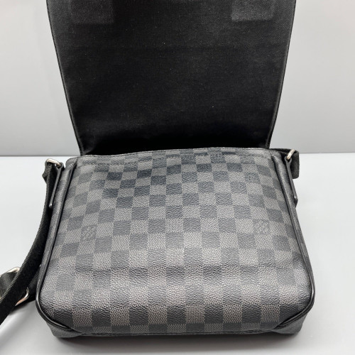Louis Vuitton District Messenger Bag PM Damier Graphite Black