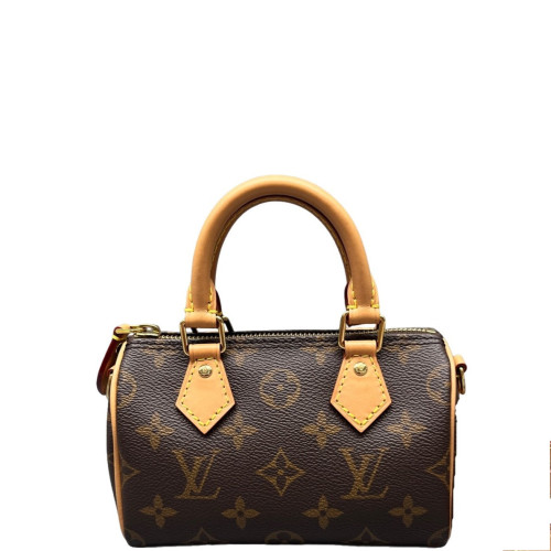 Louis Vuitton Nano Speedy Bandouliere Monogram Brown