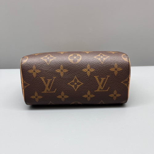 Louis Vuitton Nano Speedy Bandouliere Monogram Brown
