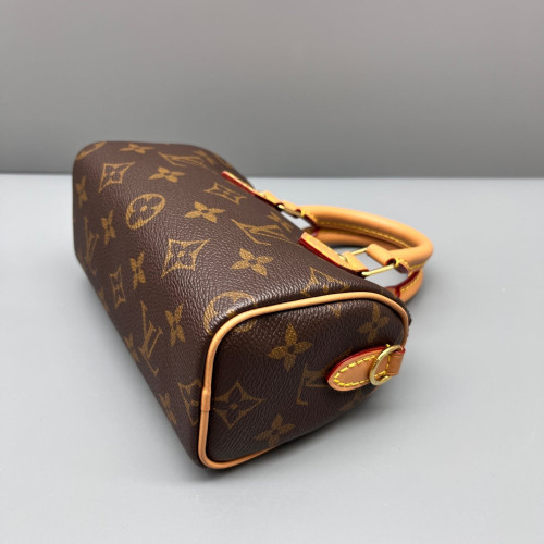 Louis Vuitton Nano Speedy Bandouliere Monogram Brown