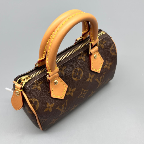 Louis Vuitton Nano Speedy Bandouliere Monogram Brown