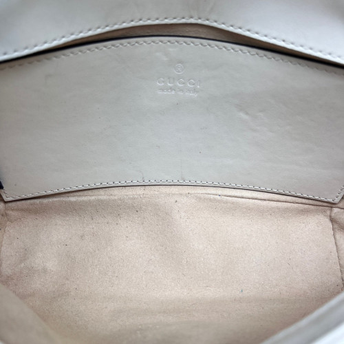 Gucci Matelasse Mini GG Marmont Calfskin White