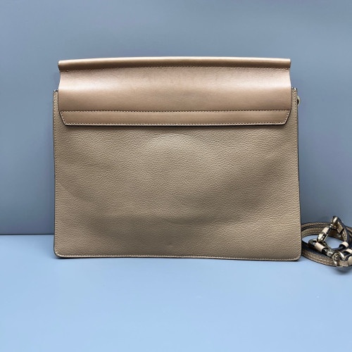Chloe Medium Faye Day Shoulder Bag Calfskin Beige