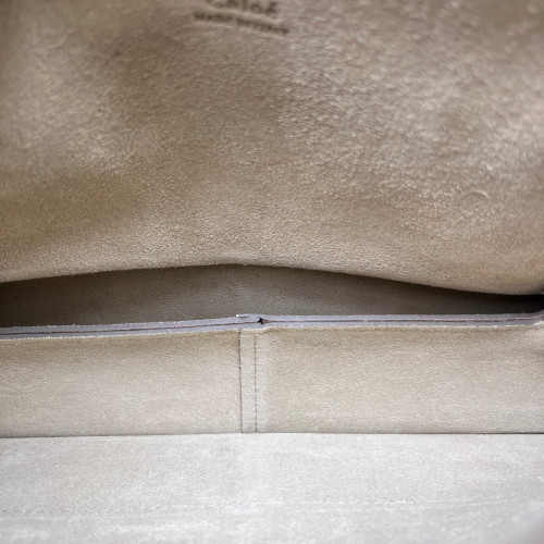 Chloe Medium Faye Day Shoulder Bag Calfskin Beige