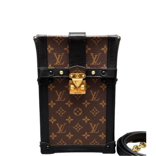 Louis Vuitton Pochette Trunk Verticale Monogram Brown Louis Vuitton Pochette Trunk Verticale Monogram Brown