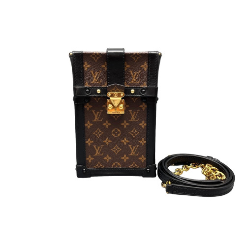 Louis Vuitton Pochette Trunk Verticale Monogram Brown Louis Vuitton Pochette Trunk Verticale Monogram Brown