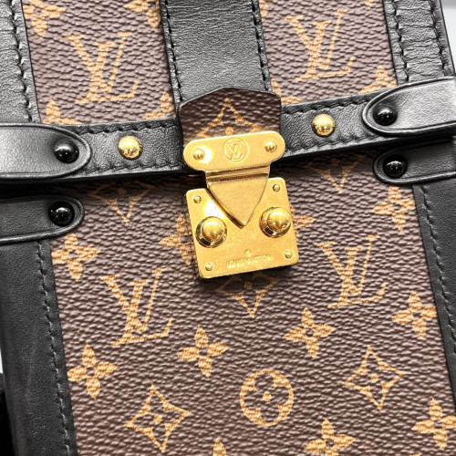 Louis Vuitton Pochette Trunk Verticale Monogram Brown Louis Vuitton Pochette Trunk Verticale Monogram Brown