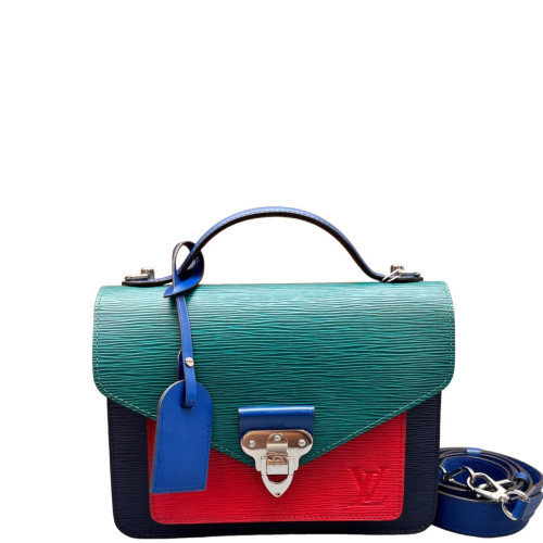 Louis Vuitton Monceau 26 Epi Green Blue Red