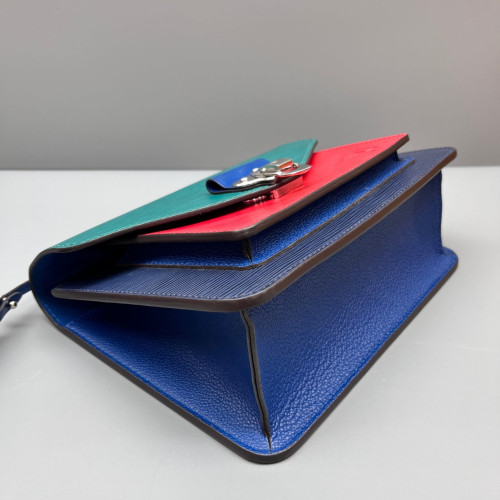 Louis Vuitton Monceau 26 Epi Green Blue Red