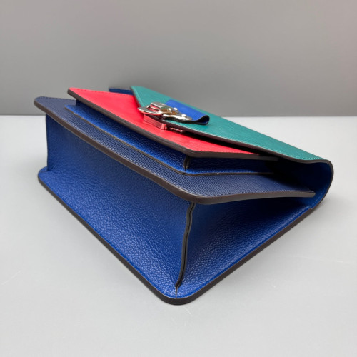 Louis Vuitton Monceau 26 Epi Green Blue Red