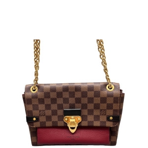 Louis Vuitton Vavin PM Damier Ebene Burgundy Brown