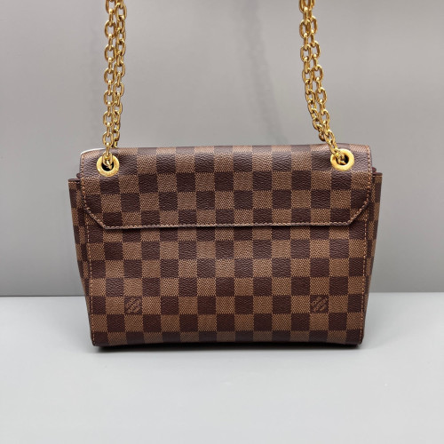 Louis Vuitton Vavin PM Damier Ebene Burgundy Brown