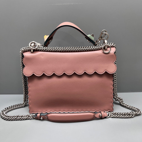 Fendi Medium Kan U Calfskin Pink