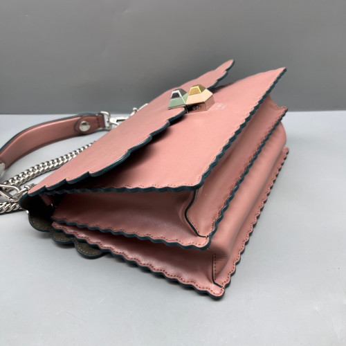 Fendi Medium Kan U Calfskin Pink