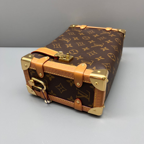 Louis Vuitton Side Trunk Mm Monogram Brown Louis Vuitton Side Trunk Mm Monogram Brown