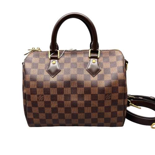 Louis Vuitton Speedy Bandouliere 25 Damier Ebene Brown