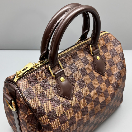 Louis Vuitton Speedy Bandouliere 25 Damier Ebene Brown