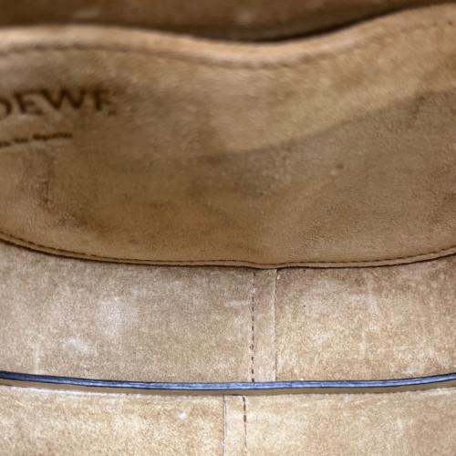 Loewe Embroidered Mini Gate Dual Calfskin Beige Loewe Embroidered Mini Gate Dual Calfskin Beige