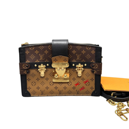 Louis Vuitton Trunk Clutch Reverse Monogram Brown
