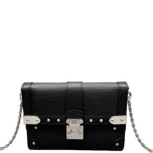 Louis Vuitton Studded Crossbody Bag Epi Black Louis Vuitton Studded Crossbody Bag Epi Black