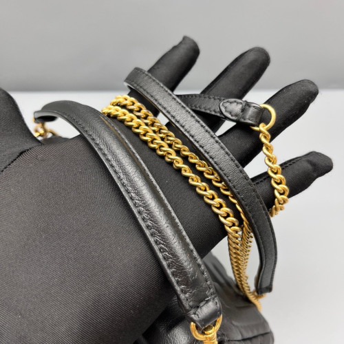 Fendi Mini Baguette Embossed FF Black